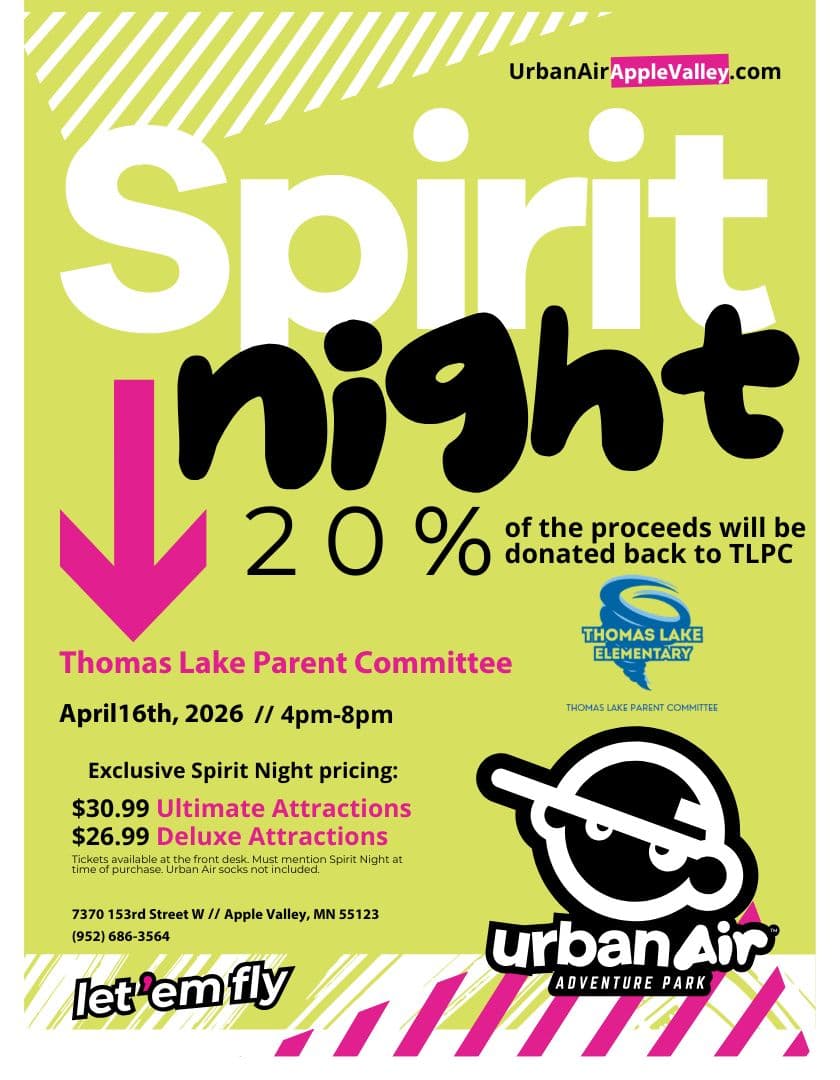 TLPC Spirit Night at Urban Air