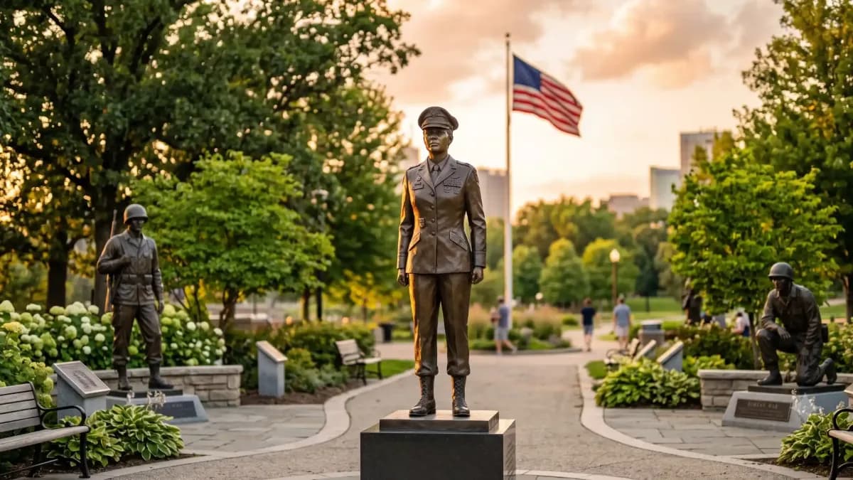 Eagan Women Veterans Statue Dedication